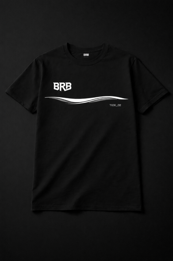 TIDE Flat Back Black