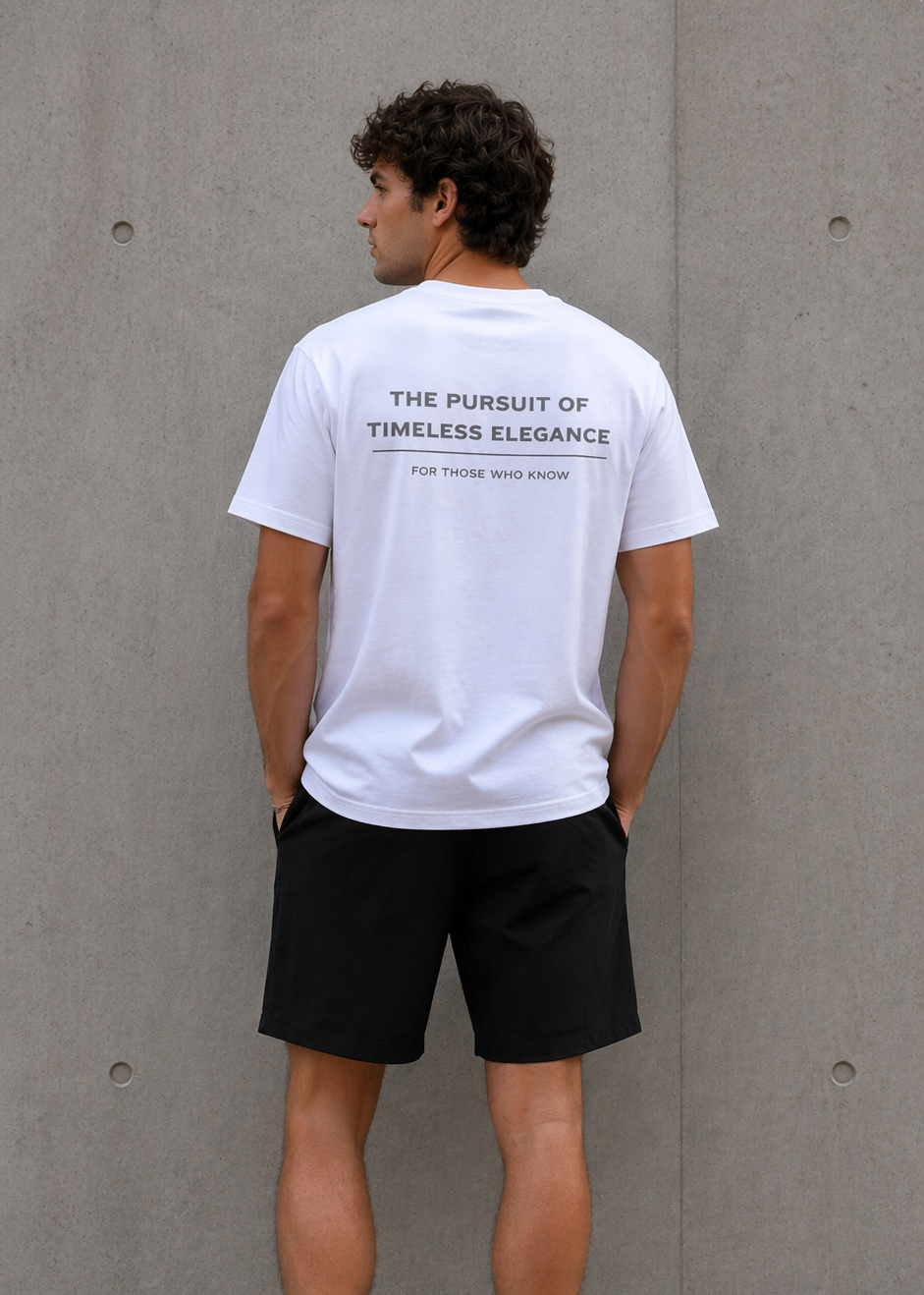 Timeless Elegance ESSENTIAL / Optic White Hombre